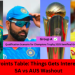 CT 2025 Points Table: Group B gets interesting after SA vs AUS washout