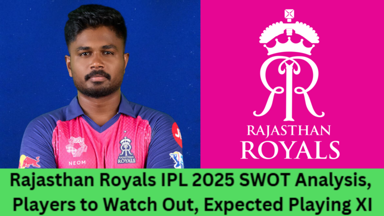 Rajasthan Royals IPL 2025 Squad SWOT Analysis, Players to Watch Out, Expected Playing XI, etc