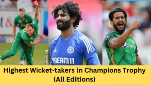 highest wicket takers in champions trophy history