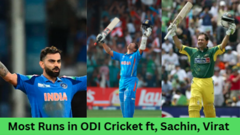 Most Runs in ODI Cricket: Top 5 ft. Sachin, Virat